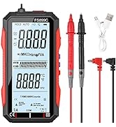 Neoteck USB Rechargeable Multimeter 6000 Counts Digital Voltmeter with 6.5’’ LCD Screen Auto-Rang...
