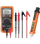 Neoteck Auto-Ranging Digital Multimeter and Non-Contact Voltage Tester Pen Set, Electrical Tester...